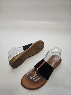 Andre Assous Nice Featherweights Slide Sandals Sz 9 made in spain